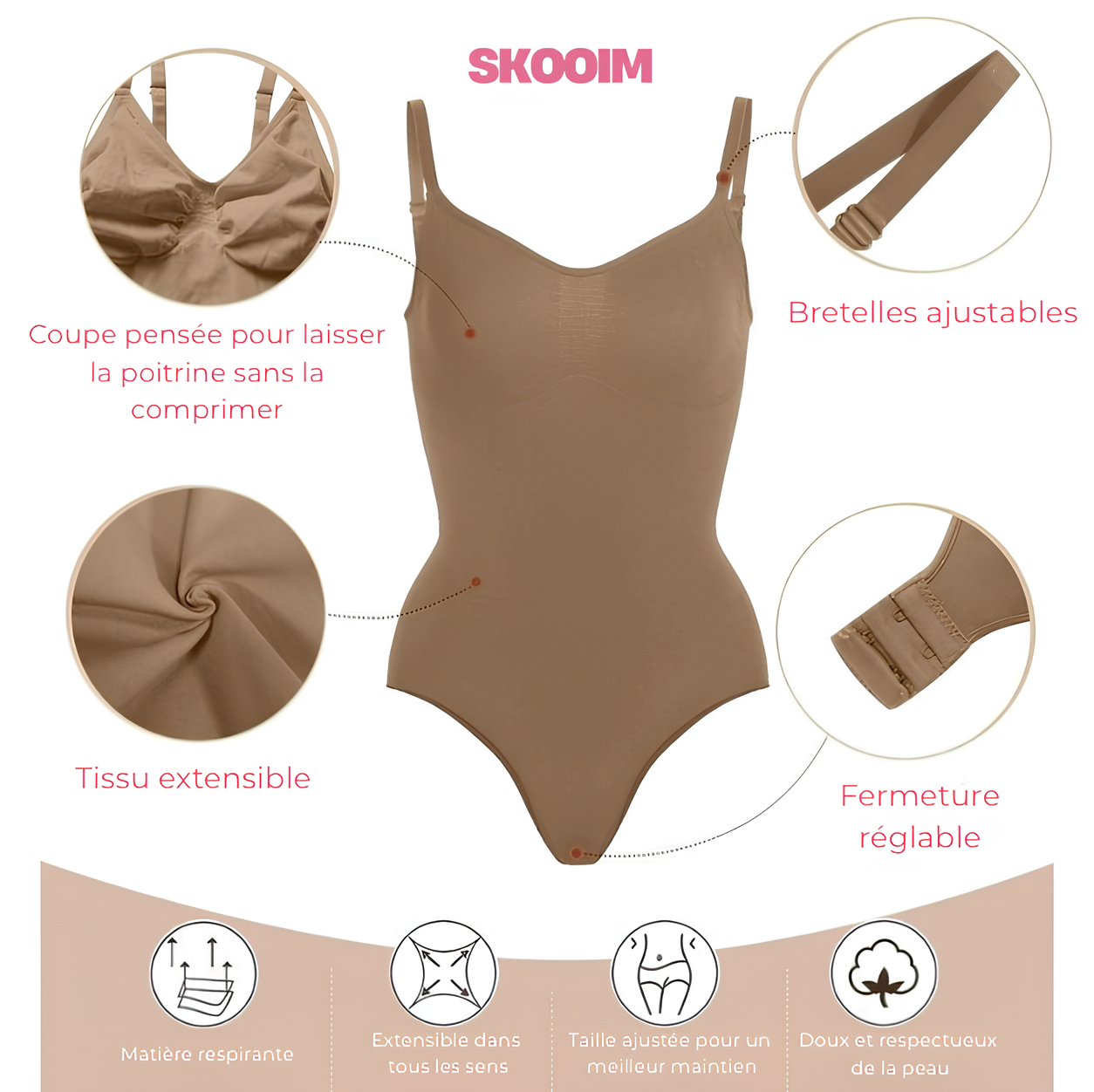 NU-LIFT™ – Le galbe naturel, sans armatures. Juste toi. Sublimée.